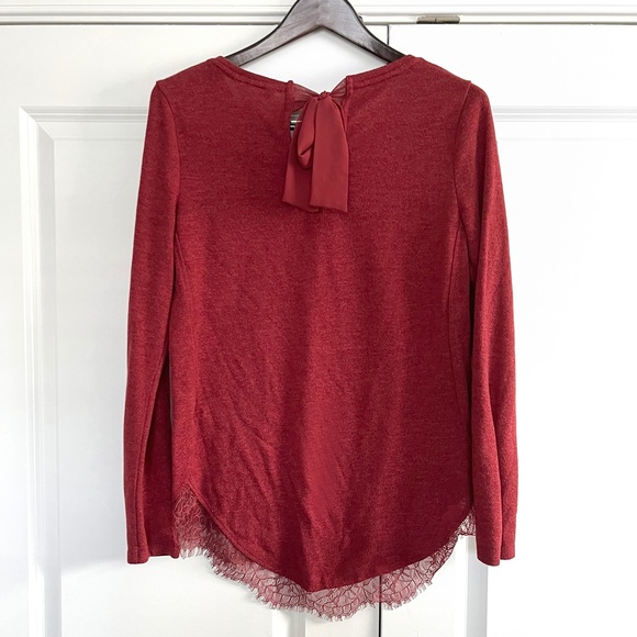 Red Sweater Size Small Lauren Conrad Womens - Picture 3 of 3
